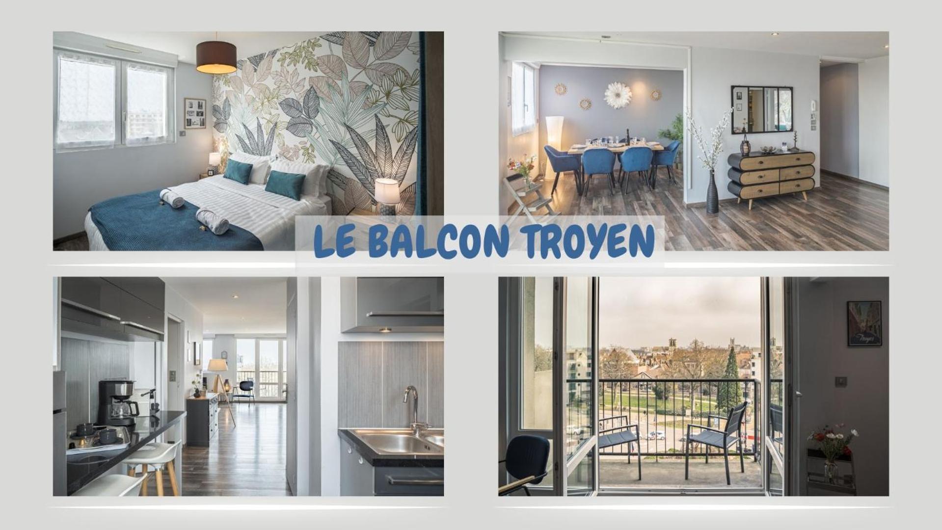 Le Balcon Troyen - Proche Hypercentre - 4 Pers. Apartman Troyes Kültér fotó